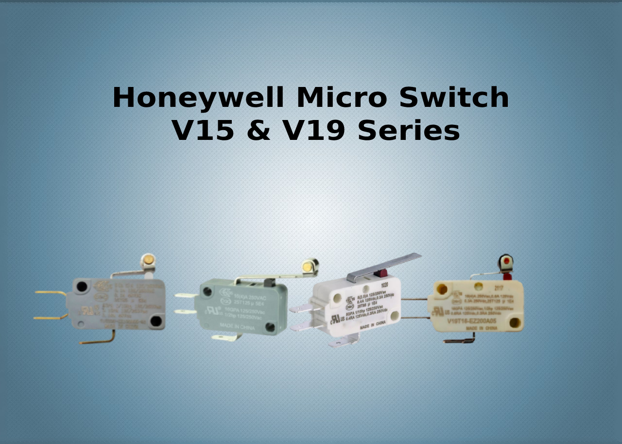 Honeywell Micro Switch V15 & V19 Series 